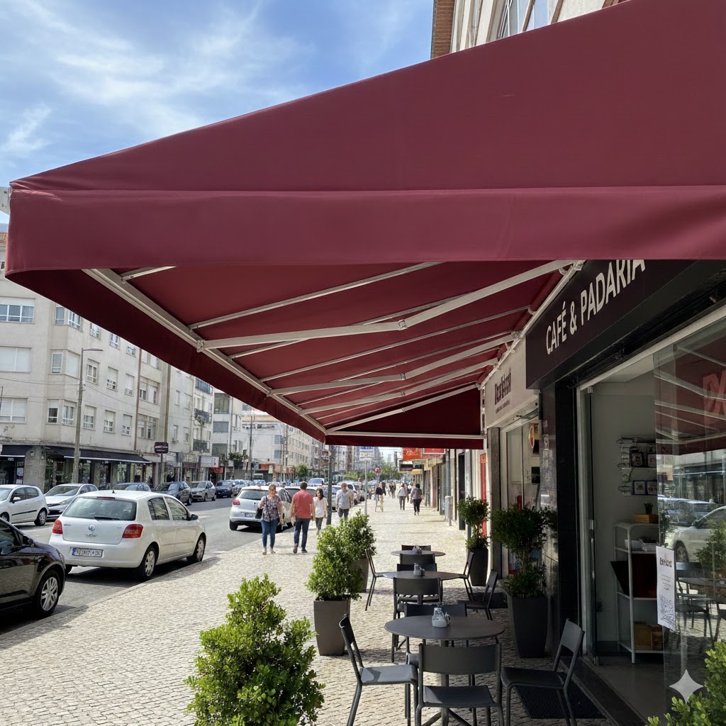Toldo Retrátil Braço Tensionado