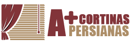 logo a+ cortinas e persianas