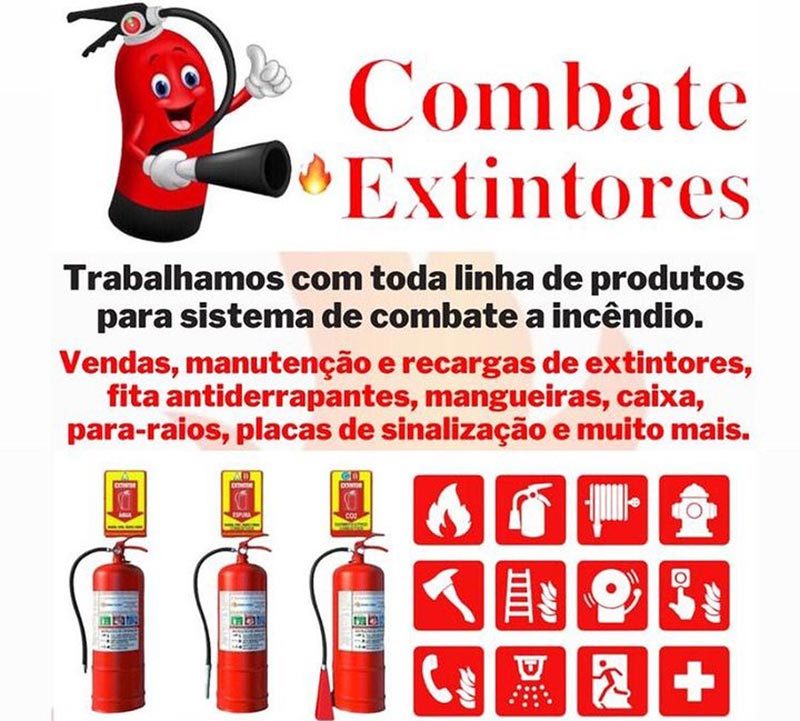 Imagem combate extintores