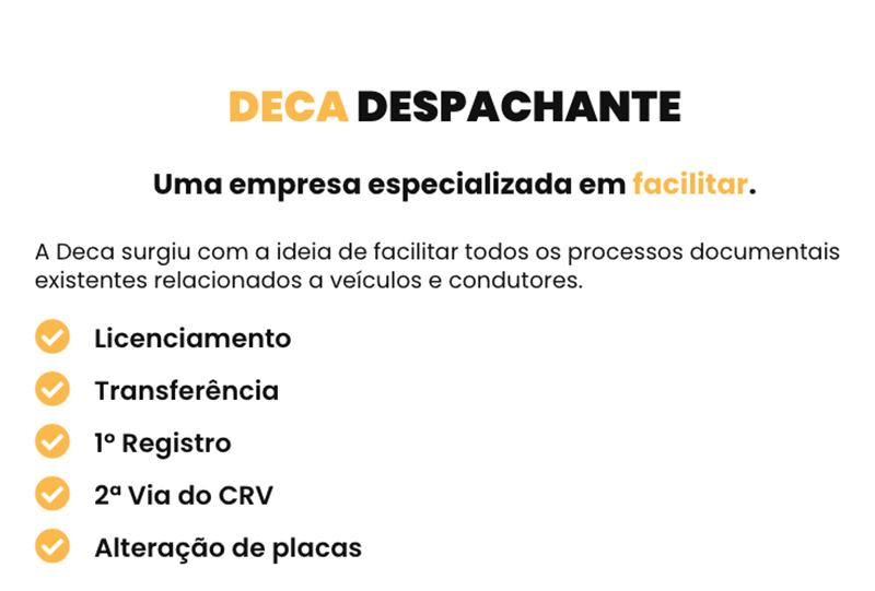 imagem deca despachante