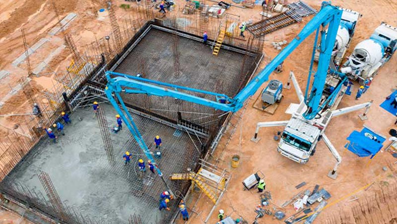 imagem laje euromix concreto