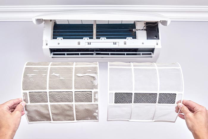 LIMPEZA E HIGIENIZAÇÃO DE AR CONDICIONADO