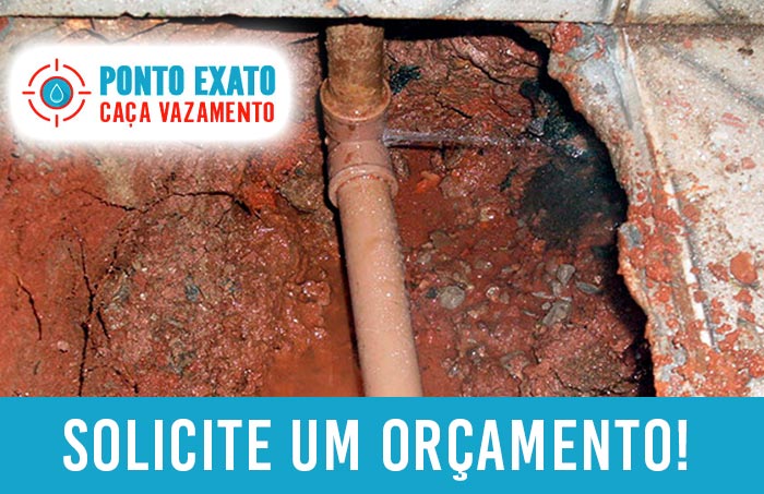 imagem ponto exato caça vazamentos