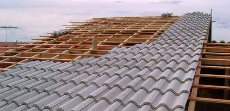 imagem de construção de telhado