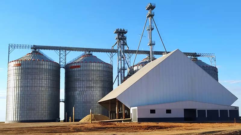 Imagem de construção de silo