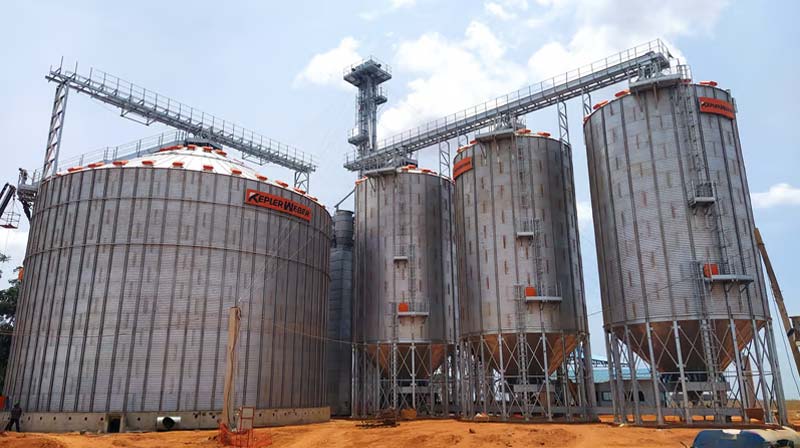 Imagem de construção de silo