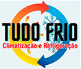 logo tudo frio climatização e refrigeração
